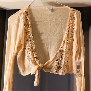 NWT shrug with tags SALE